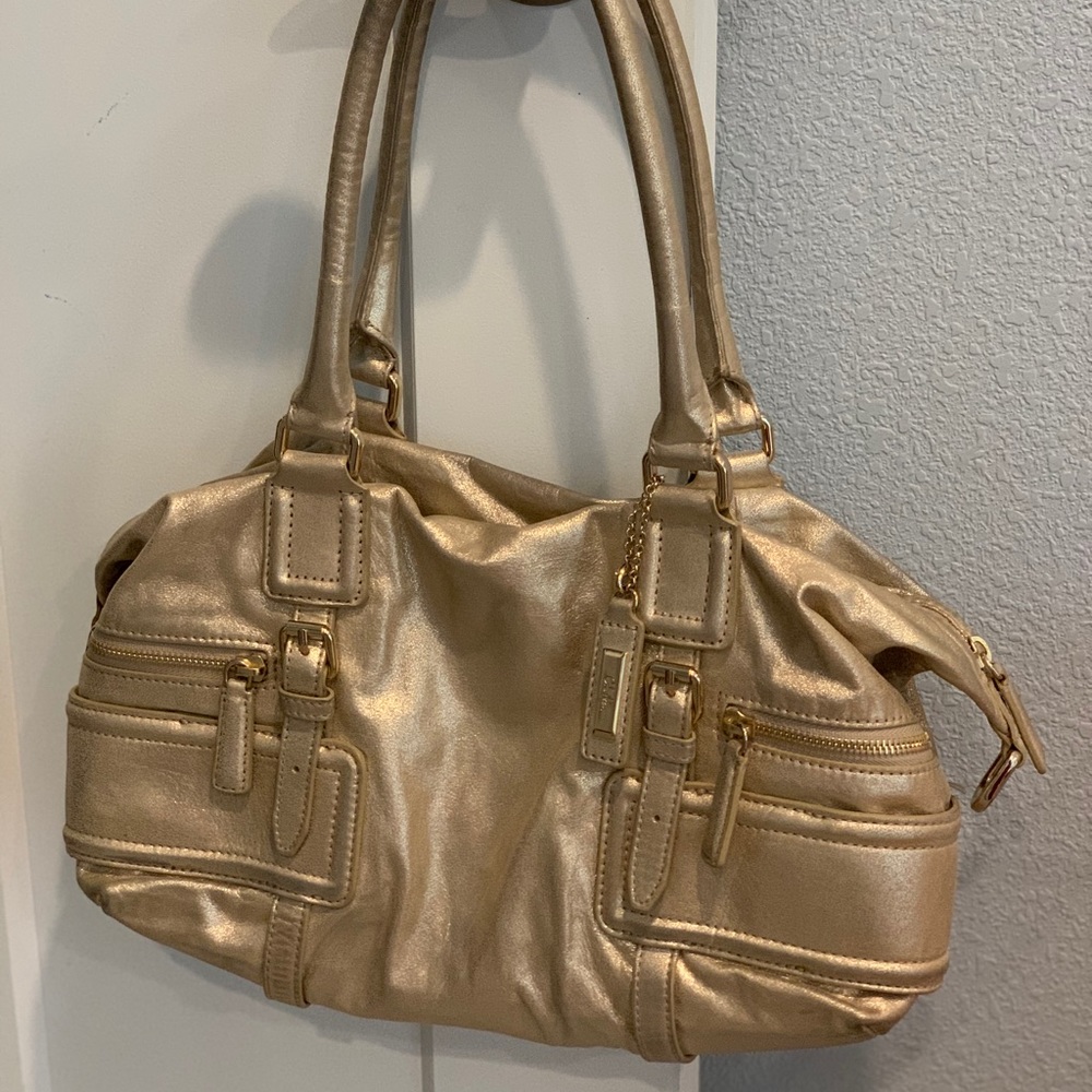 Cole Haan Gold Handbag